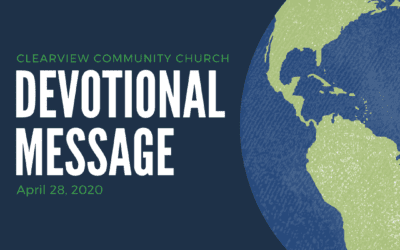 Devotional Message – April 28, 2020