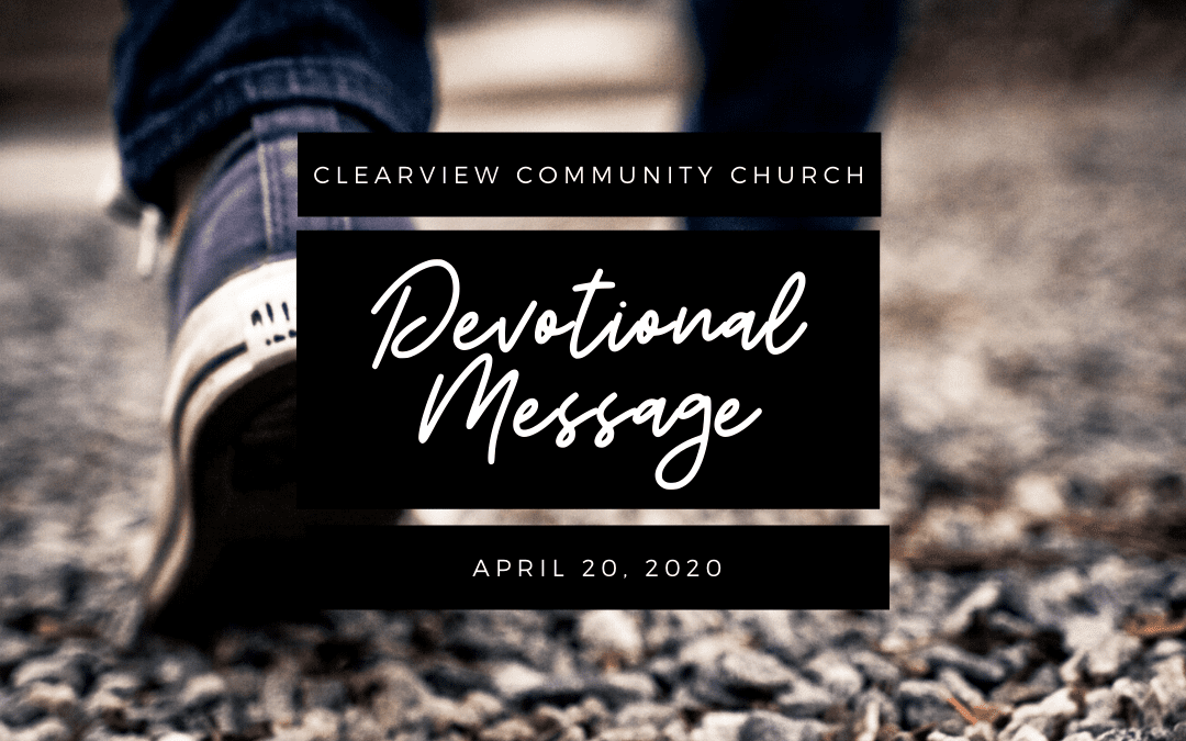 Devotional Message – April 20, 2020