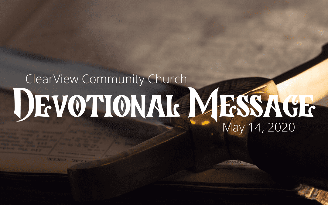Devotional Message – May 14, 2020