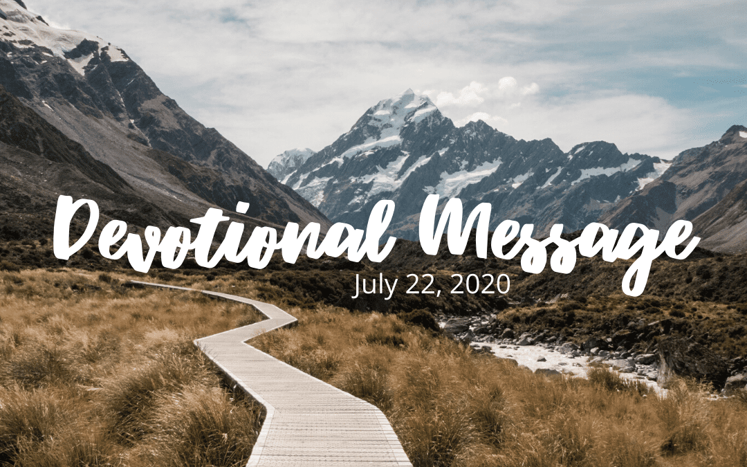 Devotional Message – July 22, 2020